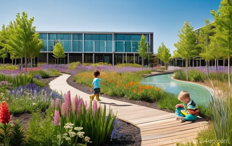자원순환 경제에서의 지속 가능한 투자 - **Prompt 2: Gulf Leaders in Green Investment**
    "An inspiring scene inside a high-tech, modern in...